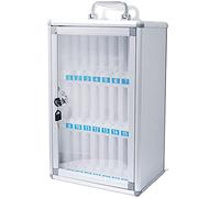 XAoSCd Silver-24 - Serrature per mobili, trasparenti, richiudibili, per studenti, dipendenti, per cellulare, ristorante, colore: Trasparente