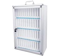 XAoSCd Silver-60 - Serrature per mobili, trasparenti, richiudibili, per studenti, dipendenti, per cellulare, ristorante, colore: Trasparente