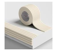 XAoSCd Strisce di Sicurezza in Schiuma, 8 Cm di Larghezza, Autoadesive, Protezioni per Angoli del Tavolo, Cuscino, Paraurti, 0,8 Cm di Spessore, Striscia Anticollisione PE,off White-6m/19.68ft