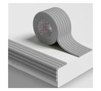 XAoSCd Strisce di Sicurezza in Schiuma, 8 Cm di Larghezza, Autoadesive, Protezioni per Angoli del Tavolo, Cuscino, Paraurti, 0,8 Cm di Spessore, Striscia Anticollisione PE,Grey-4m/13.12ft