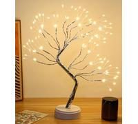 Xaosin LED Albero Lampada da Tavolo 108 LED Lampada Albero Operata a Batteria e USB Luci Albero di Betulla Albero Bonsai Lampada Regolabile Rami Luci per Casa Festa Natale Decorazione