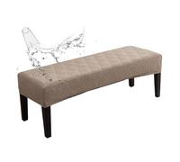xapuo Copertura Per Panca Impermeabile A Completa,Elastica A Motivo Foglia-Adattamento Universale Per Panche Da Sala Pranzo,Pianoforte E Ingresso(Taupe,1pcs)
