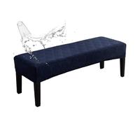 xapuo Copertura Per Panca Impermeabile A Completa,Elastica A Motivo Foglia-Adattamento Universale Per Panche Da Sala Pranzo,Pianoforte E Ingresso(Navy Blue,1pcs)