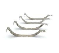 XAQRYQO Accessori Auto RC per WPL D12 B14 B24 B16 B36 4 Pezzi Ammortizzatore Acciaio Molle A Balestra Sospensione RC Truck Accessori per La Modifica Dell'auto