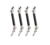 XAQRYQO Albero di Trasmissione RC per ARRMA per Typhon 3S per BLX per Mega 4 Pezzi Albero Motore in Metallo CVD 1/8 RC Auto Aggiornamenti Parti Accessori ARA310905(Black)