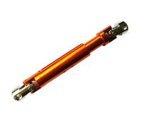 XAQRYQO Albero di Trasmissione RC per Axial per JR AX31017 per Yeti 90026 1/10 RC Crawler Parti di Aggiornamento Accessori 2 Pezzi Albero di Trasmissione in Metallo Albero di Trasmissione(Yellow)