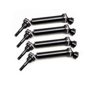 XAQRYQO Albero di Trasmissione RC per Traxxas per Mini per E-Revo per EREVO per Summit per Slash 4WD 1/16 rc Car Accessories 4 Pezzi Albero di Trasmissione Anteriore Posteriore Metallo