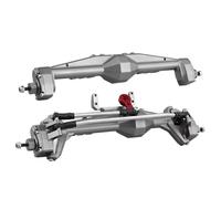 XAQRYQO ASSE in Metallo RC per Axial per Capra 1.9 per UTB AXI03004 per Buggy F9 per Wraith 90018 RR10 1/10 RC Crawler Assale Anteriore Posteriore Parte di Aggiornamento(Gray,Front And Rear)