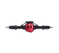 XAQRYQO ASSE in Metallo RC per Axial SCX10 D90 in Lega di Alluminio CNC Anteriore Posteriore Assale con Base Servo 1/10 RC per Rock Crawler Car Upgrade Parts(Black,Rear Axle)