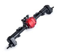 XAQRYQO ASSE in Metallo RC per Axial SCX10 II 90046 90047 1/10 RC Crawler Car Upgrade Parte in Lega di Alluminio Assale Anteriore E Posteriore(Rear Axle)