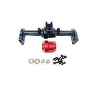 XAQRYQO ASSE in Metallo RC per HOBBYPLUS CR18P per Rock per Van per Hobbico per Dromida 1/18 RC Ricambi di Aggiornamento Alloggiamento Assale Anteriore E Posteriore(Black,Rear)