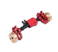 XAQRYQO ASSE in Metallo RC per Traxxas per TRX-4 1/10 RC Crawler Car Fai da Te in Metallo Anteriore Posteriore Ponte Assale Albero Accessori di Aggiornamento(Front)