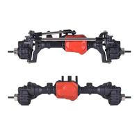 XAQRYQO ASSE in Metallo RC per Traxxas TRX4 Assali A Portale Anteriori E Posteriori in Metallo 1/10 RC per Parti di Ricambio per Auto da Arrampicata(Rear Front Axle)