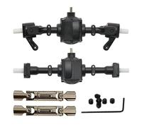 XAQRYQO ASSE in Metallo RC per WPL 4WD Aggiornamento per Auto RC con Assale Anteriore E Posteriore Metal Gear Solid, 1 Set di Pezzi Ricambio per Il Gruppo