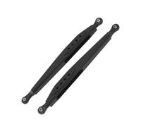 XAQRYQO Asta Sterzo RC per AXIAL per RBX10 per Ryft 1/10 RC Crawler Parti di Aggiornamento 2 Pezzi Braccio Posteriore in Metallo per Collegamento Altalena Asta Tirante(Black)
