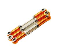 XAQRYQO Asta Sterzo RC per FS 51805 51806 53625 53632 53633 1/10 RC Parte Auto Accessori Lega di Alluminio più per Forte Sterzo Asta Collegamento(Orange)