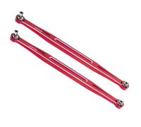 XAQRYQO Asta Sterzo RC per TRAXXAS 1/5 per X-MAXX per WideMaxx 8S per XRT 1/6 RC Auto Parti di Aggiornamento 2 Pezzi Puntali in Metallo Collegamenti Asta Collegamento 202,5 mm(Red)