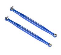 XAQRYQO Asta Sterzo RC per TRAXXAS 1/5 per X-MAXX per WideMaxx 8S per XRT 1/6 RC Auto Parti di Aggiornamento 2 Pezzi Puntali in Metallo Collegamenti Asta Collegamento 202,5 mm(Blue)