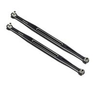 XAQRYQO Asta Sterzo RC per TRAXXAS 1/5 per X-MAXX per WideMaxx 8S per XRT 1/6 RC Auto Parti di Aggiornamento 2 Pezzi Puntali in Metallo Collegamenti Asta Collegamento 202,5 mm(Black)