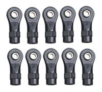 XAQRYQO Asta Sterzo RC per TRX-4 1/10 RC Crawler Auto Aggiornamenti Parti 10PCS M4 Rod Ends Testa A Sfera Collegamento in Plastica Sfere di Supporto Comune Cravatta(3-Short)