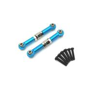 XAQRYQO Auto RC Tiranti per Hyper Go per MJX 14209 14210 1/14 rc Car Ricambio Accessori Aggiornamento Lega di Alluminio Sterzo Link(Blue)