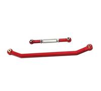 XAQRYQO Auto RC Tiranti per MN128 1/12 rc Car Part Upgrade Kit di Accessori per Barra Collegamento dello Sterzo Lega Alluminio più Resistente(Red)