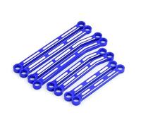 XAQRYQO Auto RC Tiranti per Trxs per TRX4M per Bronco per Defender Kit di Collegamento Metallo per Auto Cingolate RC 1/18, Barra Rialzata(Blue)
