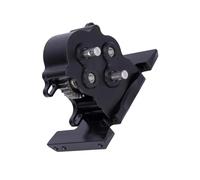 XAQRYQO Cambio Auto RC per SCX10 per Capra per Comp per Build Lega di Alluminio Doppia Trasmissione Dig Gearbox 1/10 RC Crawler Car Upgrade Parts(Black)