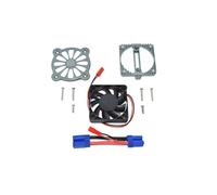 XAQRYQO Parti di Auto telecomandate per ARRMA per Granite per SENTON per VORTEKS per KRATON per Vendetta 3S 1/10 1/8 RC Auto Motore Metallo Radiatore con Ventola di Raffreddamento(Gray)