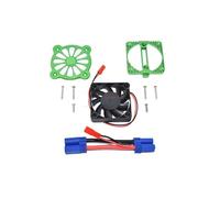 XAQRYQO Parti di Auto telecomandate per ARRMA per Granite per SENTON per VORTEKS per KRATON per Vendetta 3S 1/10 1/8 RC Auto Motore Metallo Radiatore con Ventola di Raffreddamento(Green)