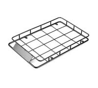 XAQRYQO Parti di Auto telecomandate per Axial per SCX10 per Traxxas per TRX4 D90 1/10 RC Crawler Car Parti 230x147mm Portapacchi Metallo Camel Cup Vassoio per Bagagli