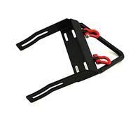 XAQRYQO Parti di Auto telecomandate per Axial per SCX10 per Wrangler 90047 1/10 RC Crawler Auto per Il Modello Parti di Aggiornamento Metallo Paraurti Anteriore con Grilli