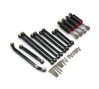 XAQRYQO Parti di Auto telecomandate per FMS per Fire per Horse per EAZYRC per Thunder per Storm 1/18 RC Auto Accessori di Aggiornamento Ammortizzatore Trolley Set(Black)