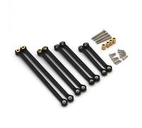 XAQRYQO Parti di Auto telecomandate per FMS per Fire per Horse per EAZYRC per Thunder per Storm 1/18 Telecomando per Auto Accessori di Aggiornamento Metallo Set Carrelli(Black)