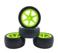 XAQRYQO Parti di Auto telecomandate per HPI WR8 per LC Running Broker Pneumatici da per Strada 1/10 Pezzi di Ricambio per Fuoristrada(Green)