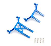 XAQRYQO Parti di Auto telecomandate per TRAX4 per LaTx per Teton per Desert per Prerunner per SST Sostituisci Le Parti 1/18 rc Car Supporti per Carrozzeria Anteriori Alluminio Posteriori(Blue)
