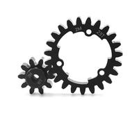 XAQRYQO Parti di Auto telecomandate per Traxxas 1/5 per X-Maxx 1/10 per E-Revo 2.0 RC Auto Principale Metallo 23T Spur Gear 10T 17T Pignone 6449(23T 10T)