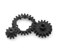 XAQRYQO Parti di Auto telecomandate per Traxxas 1/5 per X-Maxx 1/10 per E-Revo 2.0 RC Auto Principale Metallo 23T Spur Gear 10T 17T Pignone 6449(23T 17T)
