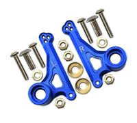 XAQRYQO Parti di Auto telecomandate per Traxxas per E-Revo 2.0 per VXL 86086-4 per Monster Truck 1/10 RC Auto Aggiornamento Metallo Anteriore Bilanciere Set Shock Mount 5358(Blue)