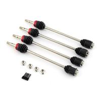 XAQRYQO Parti di Auto telecomandate per Traxxas per E-Revo per E-Maxx per T-Maxx Parte per Auto RC 1/10 Albero di Trasmissione Anteriore e Posteriore CVD 5451R(Black,4pcs)