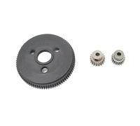 XAQRYQO Parti di Auto telecomandate per Traxxas per Slash per Stampede per Rustler per Bandit 2WD 1/10 RC Parti di Automobili Acciaio 86T Spur Gear con 19T 21T Pignone