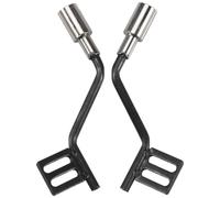 XAQRYQO Parti di Auto telecomandate per Traxxas per Trx4 per Defender per Bronco per SCX10 rc Car Parts Collettore di Scarico 1 Paio Simulazione Tubo Sfiato Gas