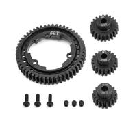 XAQRYQO Parti di Auto telecomandate per Traxxas per X-Maxx per E-Revo 2.0 per VXL per MAXX 1/5 1/10 Rc Auto Acciaio 46T 50T 52T 54T Ingranaggio Cilindrico con Pignone(52T)