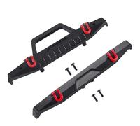 XAQRYQO Parti di Auto telecomandate per TRX4M per Defender K10 1/18 RC Crawler per Il Modello di Auto Parti Aggiornamento Paraurti Anteriore E Posteriore Lega Alluminio(Rear And Front)
