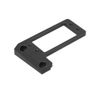 XAQRYQO Parti di Auto telecomandate per VP per Capra F9 1/10 RC Crawler Car Basso Centro di gravità per Telaio Alluminio CNC per ASSE Anteriore per LCG Bat Servo Mount(Black)