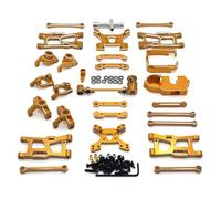 XAQRYQO Parti di Auto telecomandate per WLtoys per Corolla 1/14 1/12 RC Ricambi Auto Accessori Aggiornamento Metallo con Pacchetto Kit per Edge(Yellow)