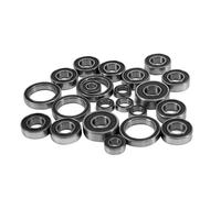 XAQRYQO Parti per Auto RC per Arrma 1/8 per Kraton per Typhon per Senton 1/7 per Mojave 6s per BLX RC Auto Parti di Aggiornamento 22 Pezzi Kit Cuscinetti Sigillati(Black)