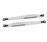 XAQRYQO Parti per Auto RC per AXIAL per RBX10 per Ryft 1/10 RC Crawler Parti di Aggiornamento 2 Pezzi Braccio Traino Posteriore in Metallo per Collegamento Oscillante Barra(White)