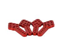 XAQRYQO Parti per Auto RC per Axial per SCX10 90046 D90 D110 1/10 RC Crawler Auto 4 Pezzi CNC Metallo Ammortizzatore Montaggio Regolare per Altezza Angolo Supporto di Ricambio