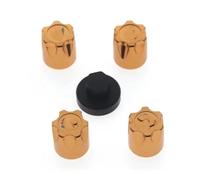 XAQRYQO Parti per Auto RC per Axial per SCX10 D90 per TRX4 TF2 CC01 1/10 RC Crawler Car per Capra Aggiornamento 4 Pezzi Cerchio in Metallo Tappo Centrale M4 Dado(Yellow)